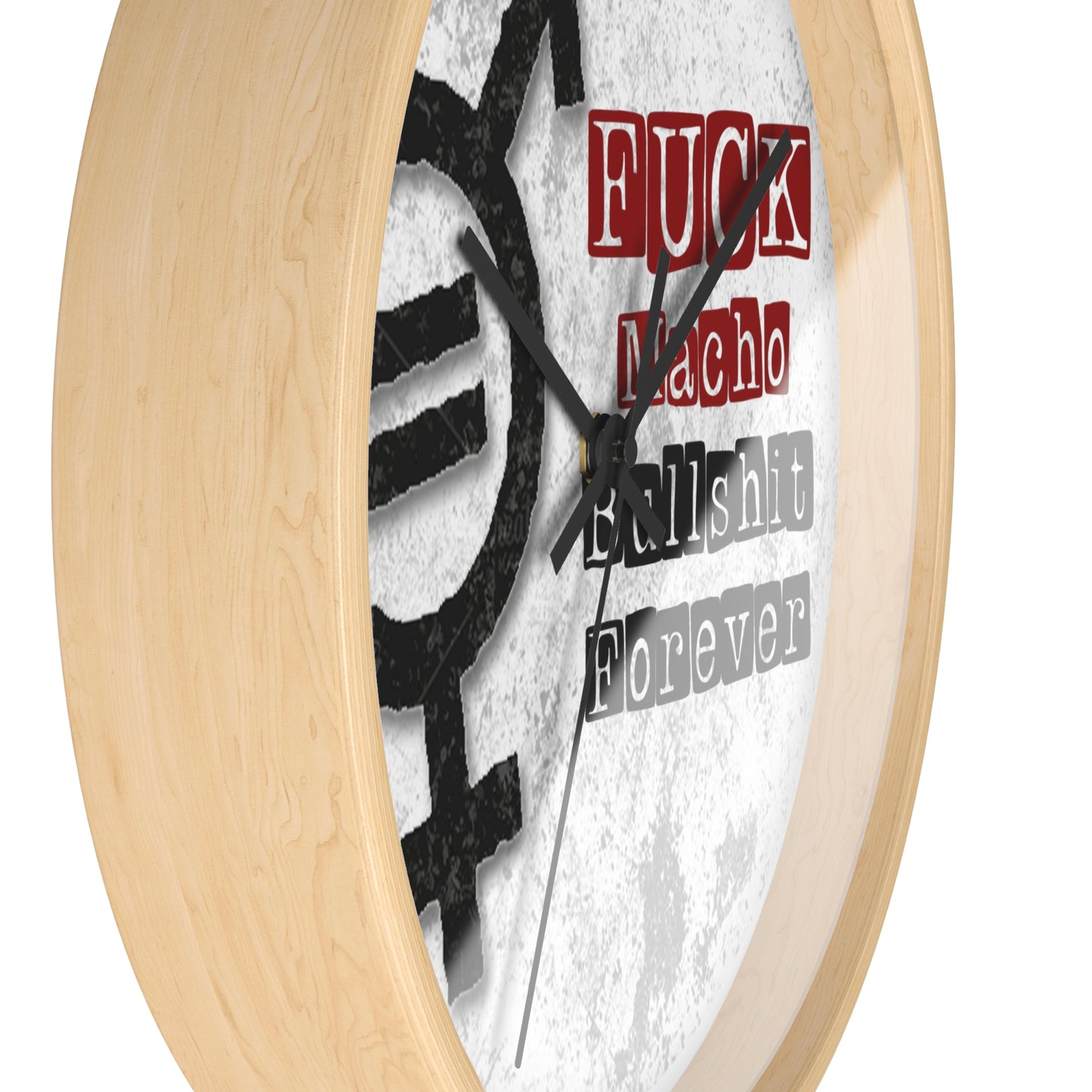 A Wall Clock That Doubles as a Tool For Dialogue and Social Change - Option #1