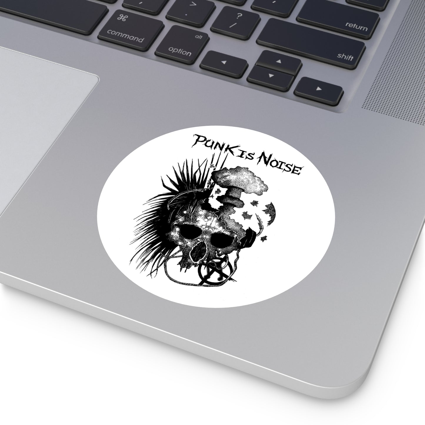 'Punk is Noise' - indoor/outdoor sticker