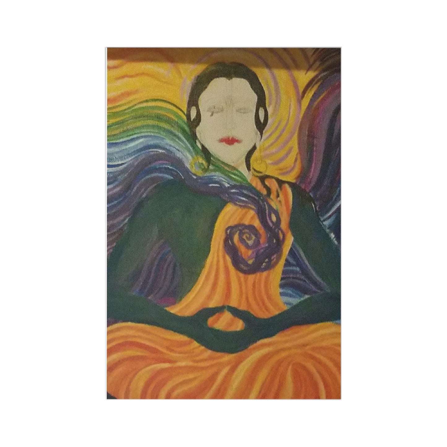 Welcome to My Reality Postcard Series: I was fortunate & blessed to land at a squat, in Paris, France, while homeless; & meet dozens of amazing people & be surrounded by beautiful art like this.