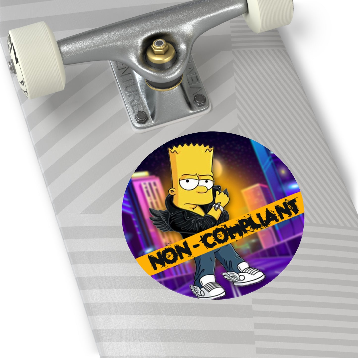 'Non-Compliant' Vinyl Stickers