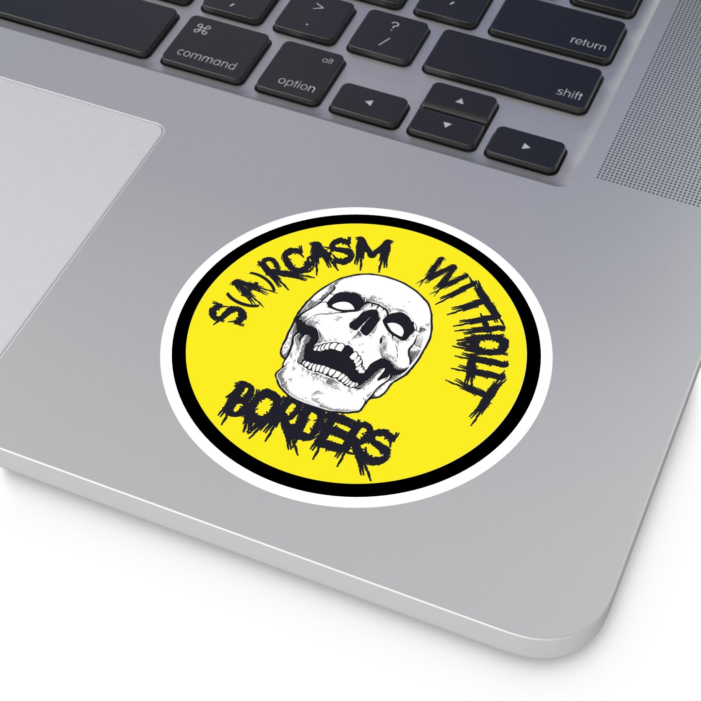 SARCASM WITHOUT BORDERS Round Stickers