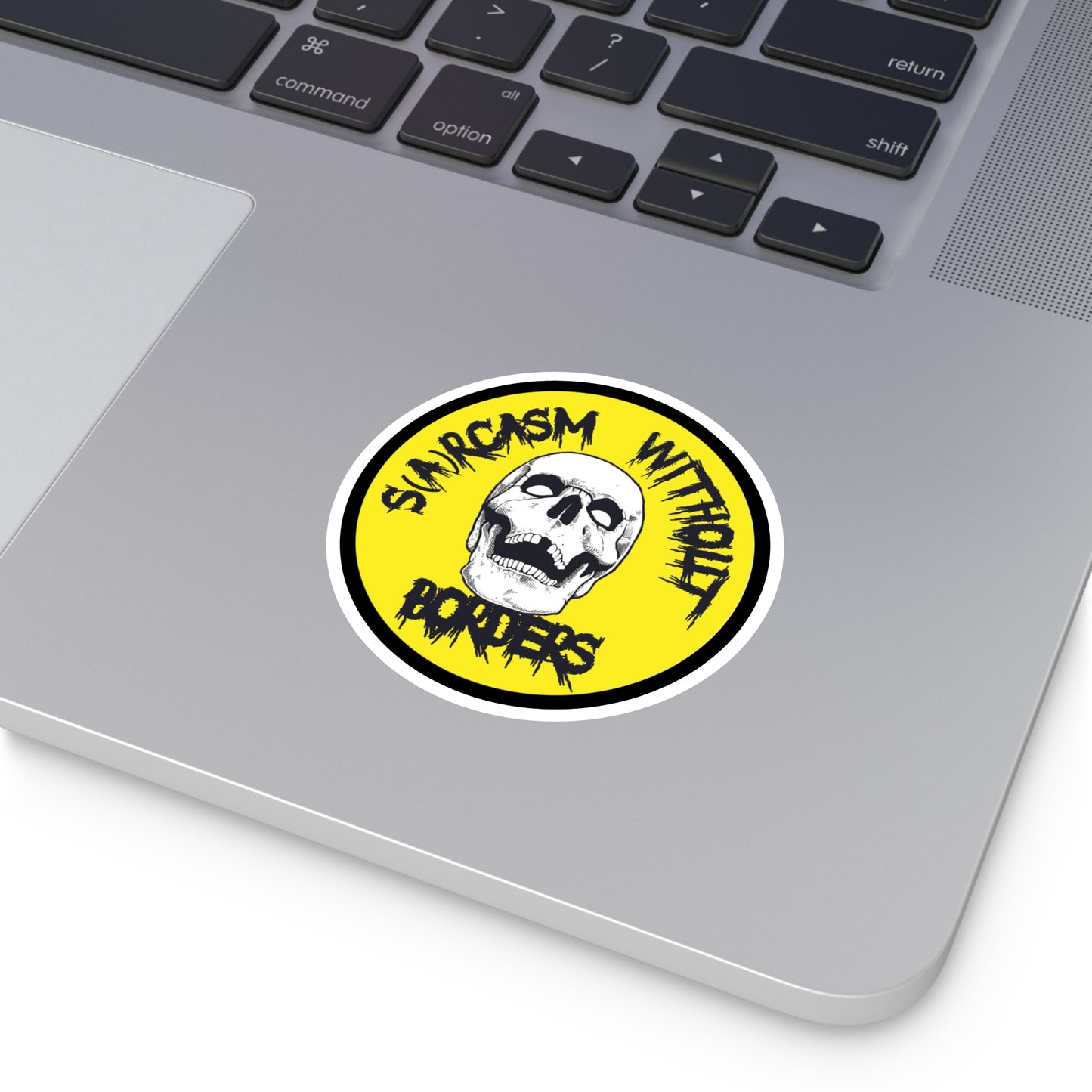 SARCASM WITHOUT BORDERS Round Stickers