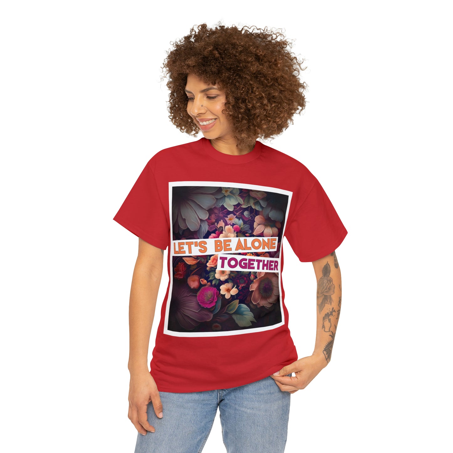 "Let's Be Alone Together" - Autism Love Language T-Shirts