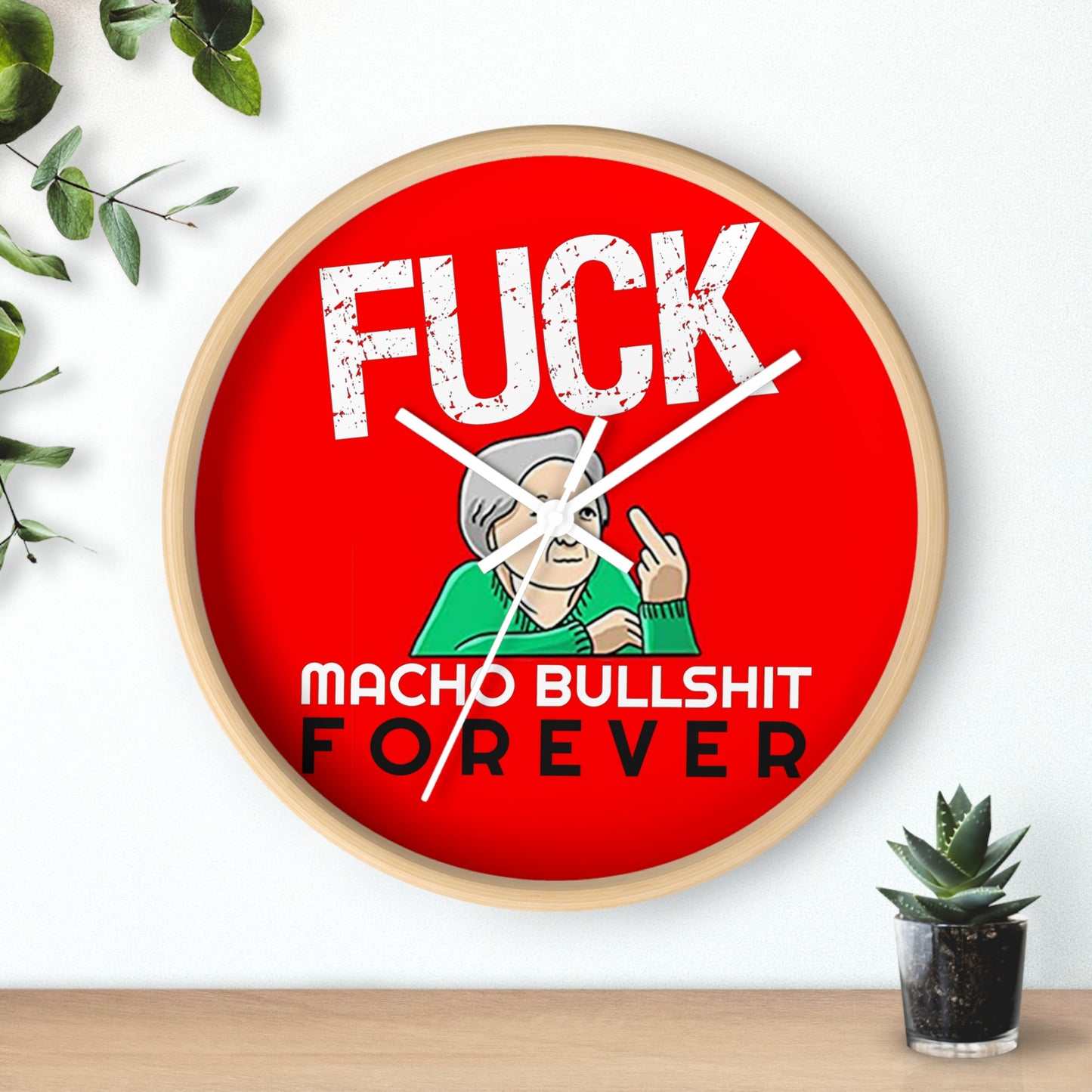 A Wall Clock That Doubles as a Tool For Dialogue and Social Change - Option #2
