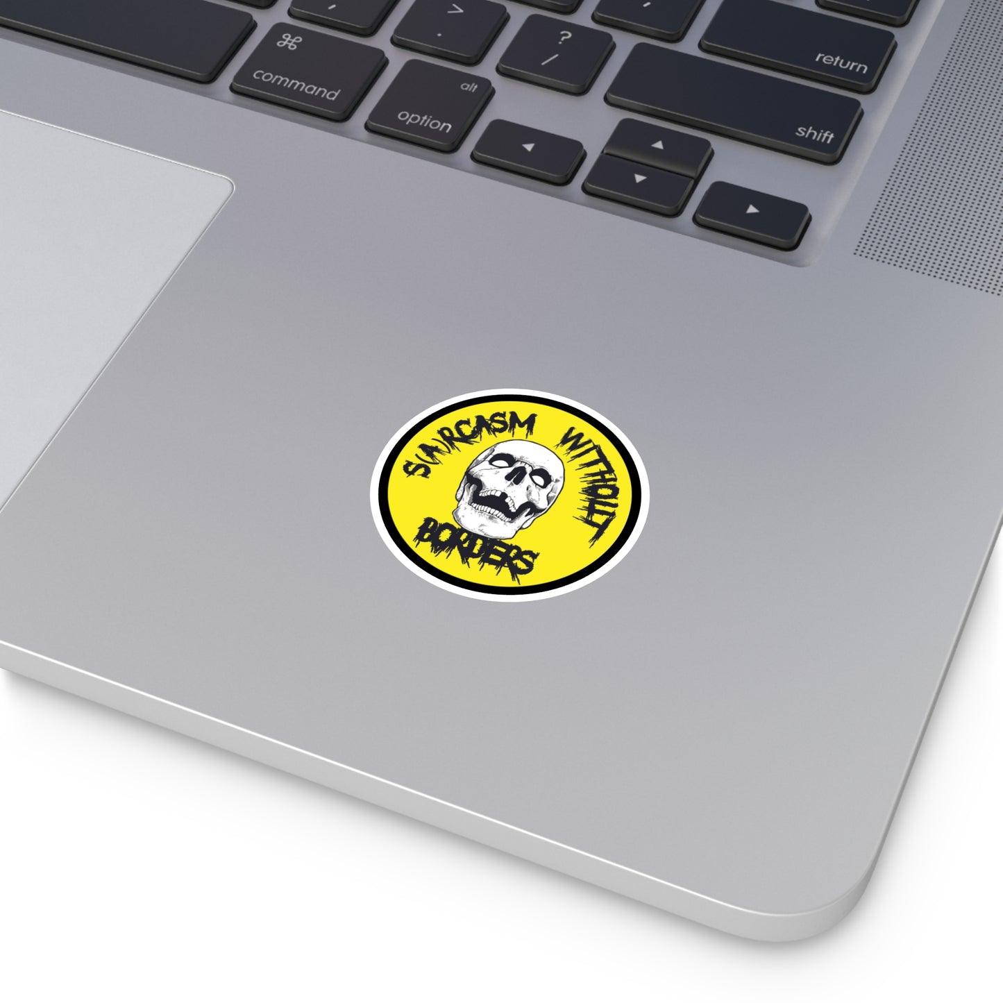 SARCASM WITHOUT BORDERS Round Stickers