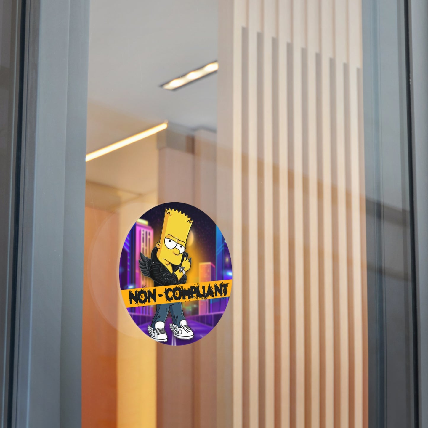 'Non-Compliant' Vinyl Stickers