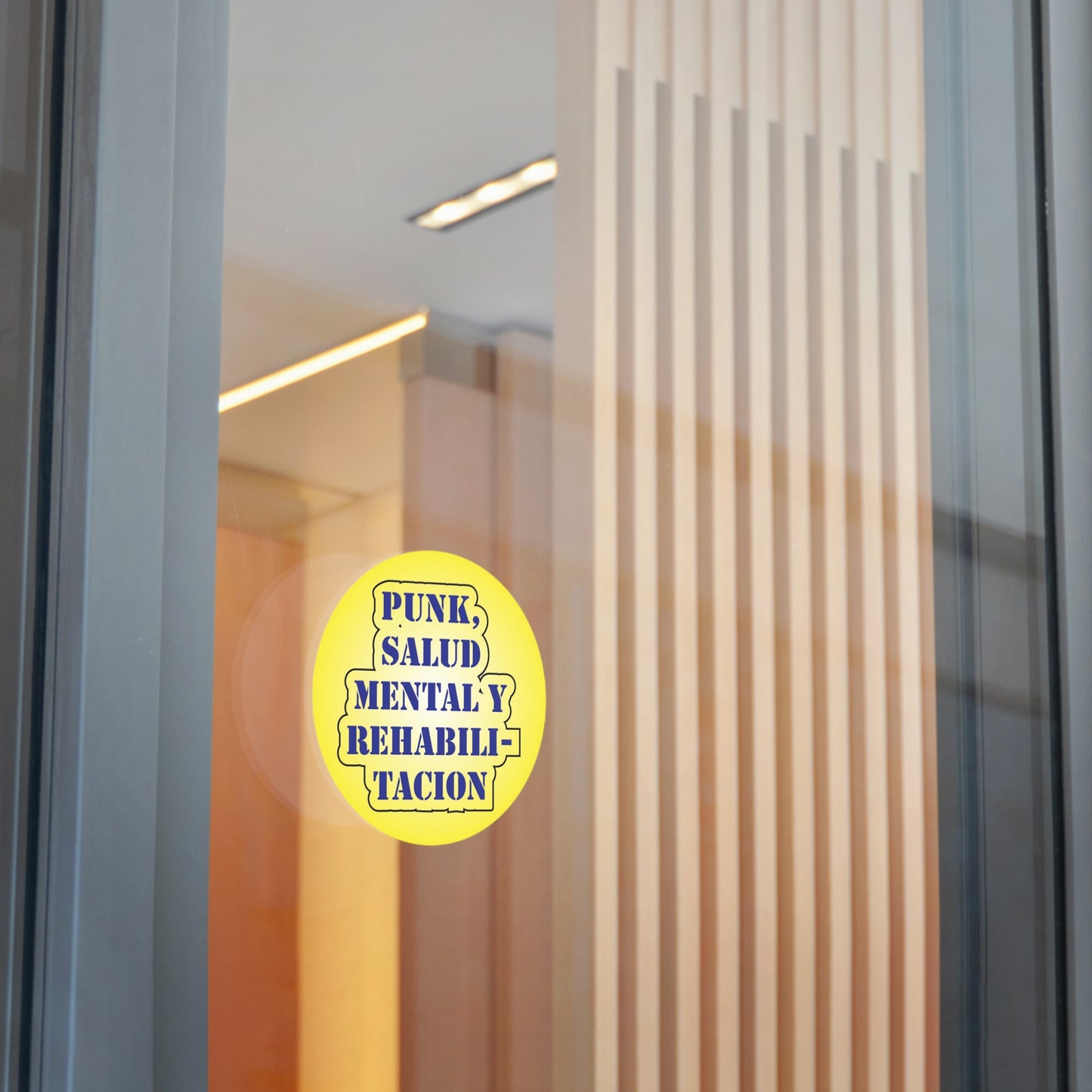 "Punk, Salud Mental y Rehabilitacion" - Vinyl Stickers