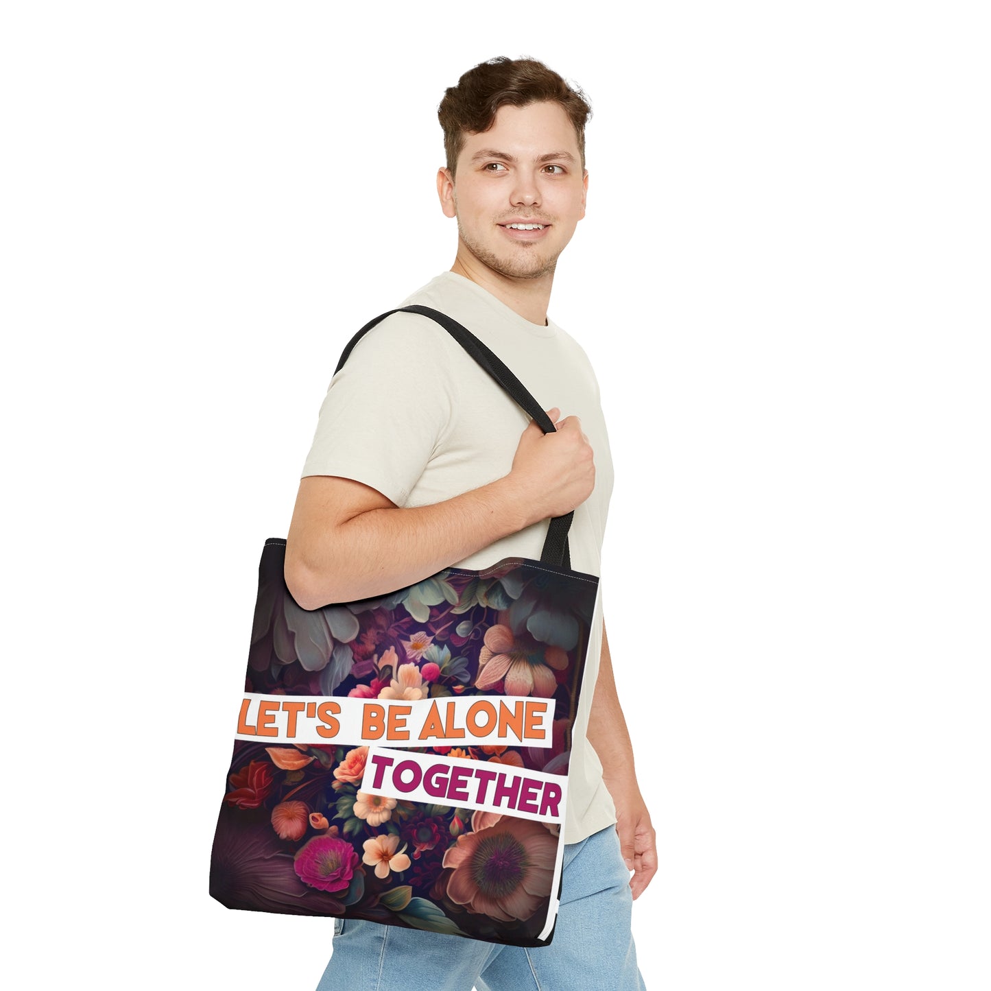 "Let's Be Alone Together" - Autism Love Language Tote Bag
