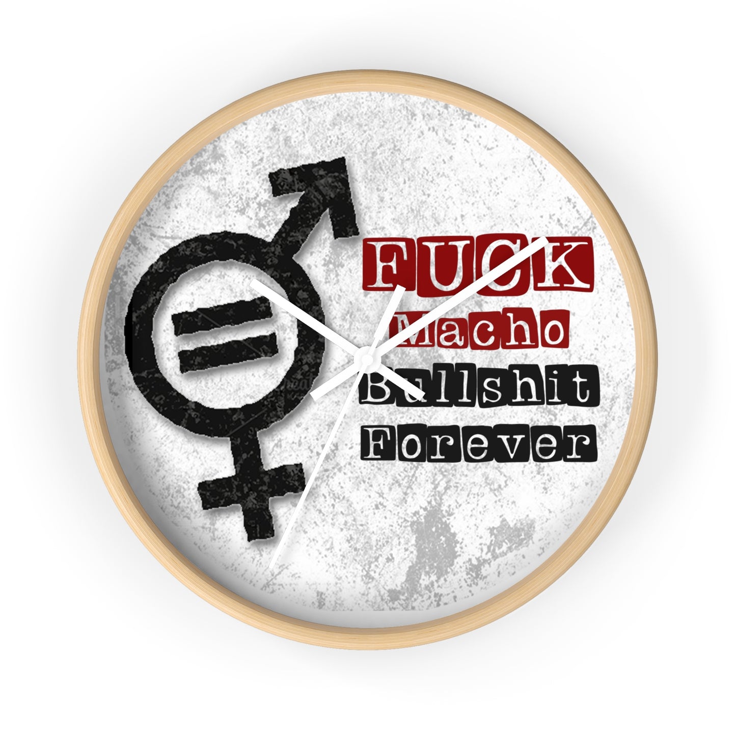 A Wall Clock That Doubles as a Tool For Dialogue and Social Change - Option #1