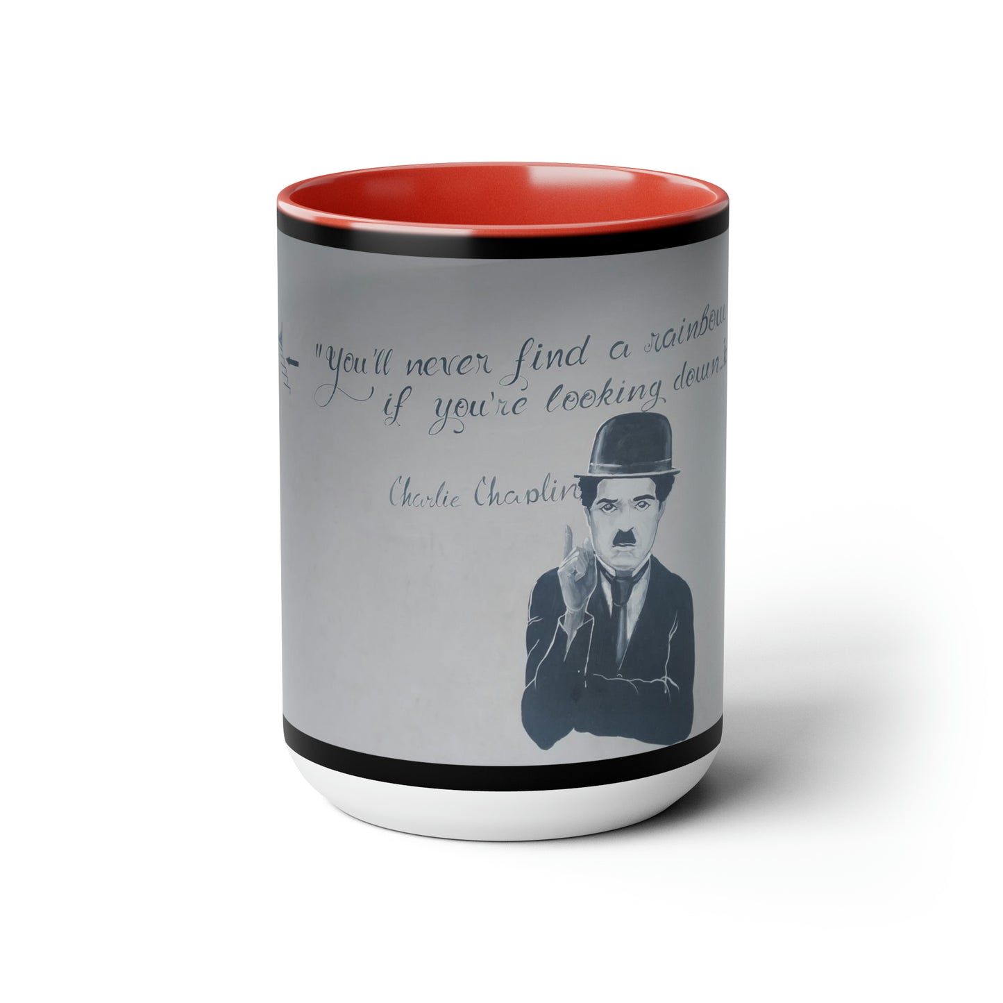Two-Tone Coffee Mugs, 15oz