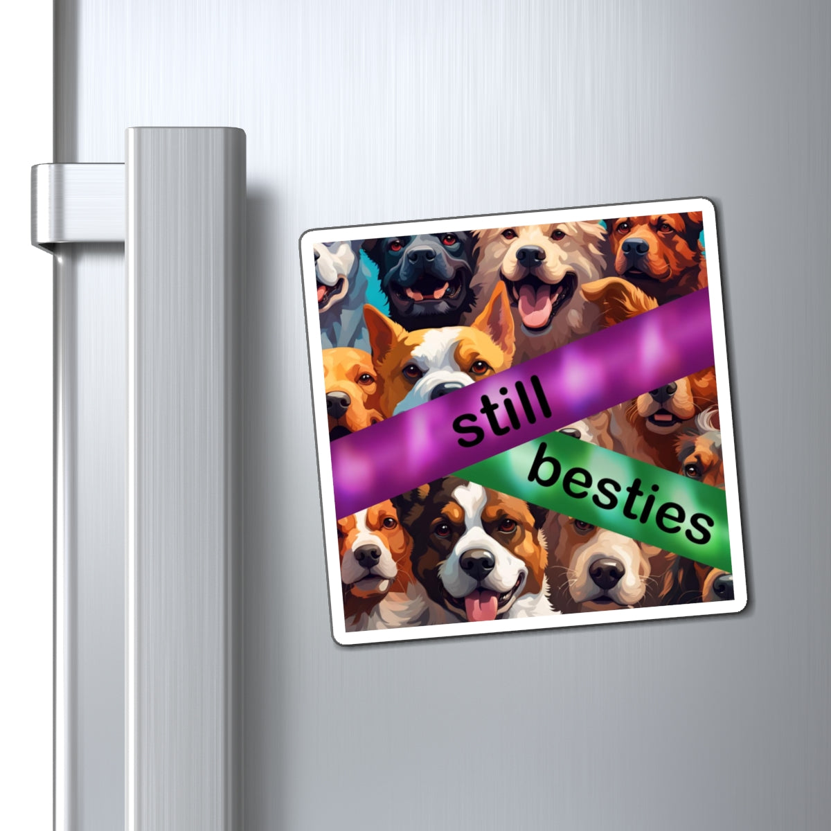 "STILL BESTIES" - Autism Love Language - Dogs - Magnet