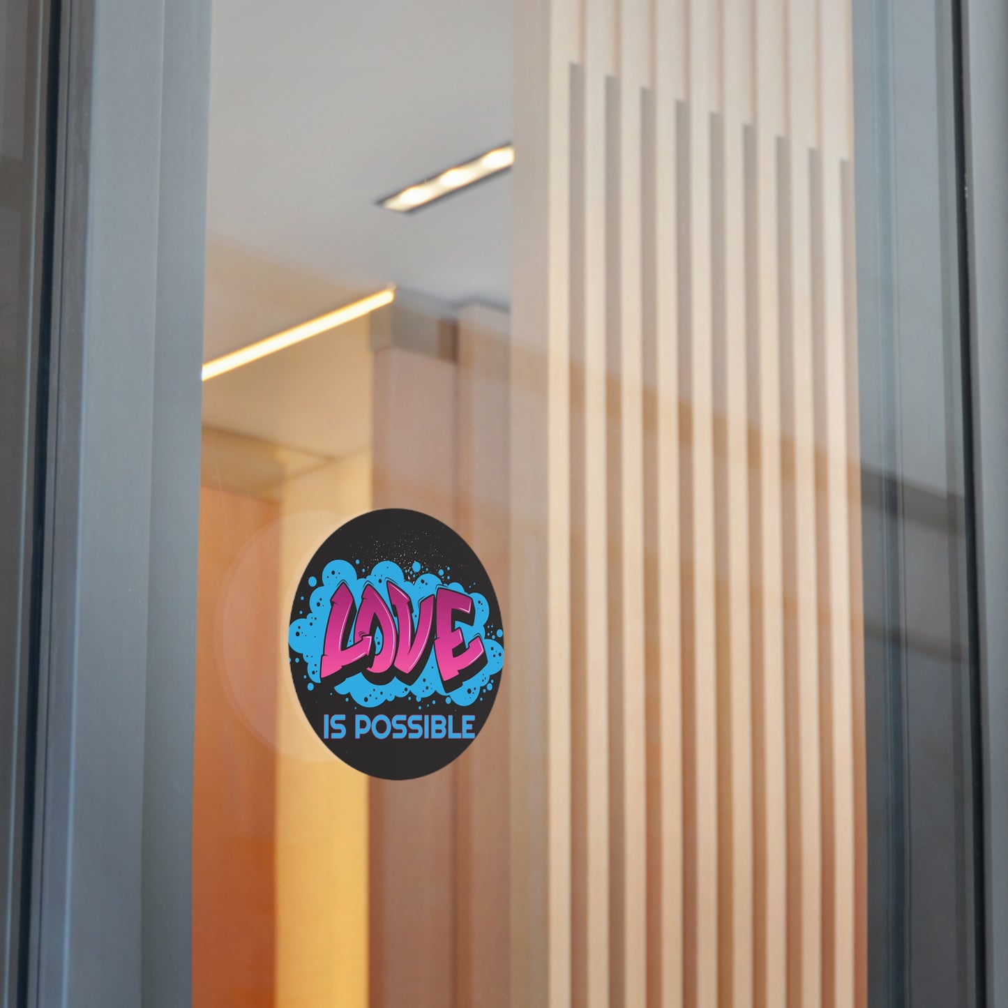 "Love is Possible:" Vinyl Stickers #1