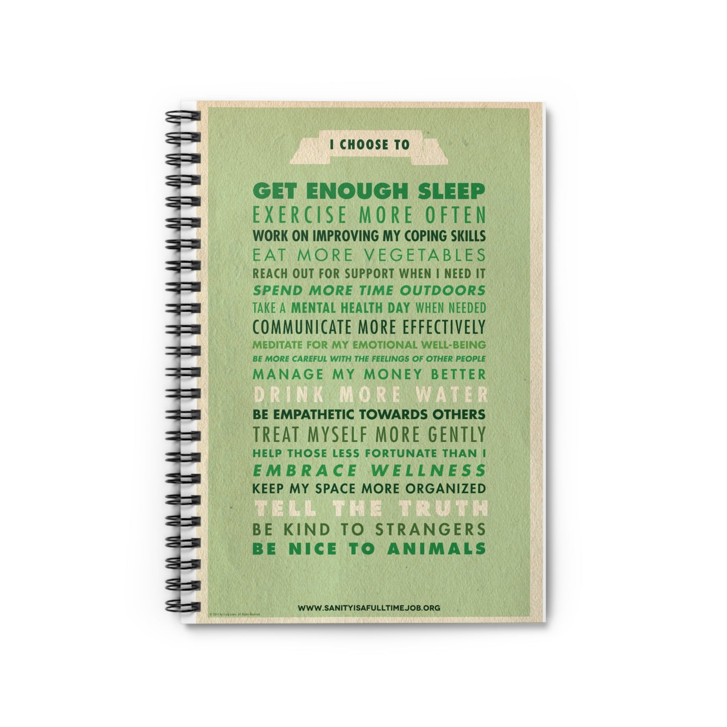 This is the Official Coping Skills Notebook