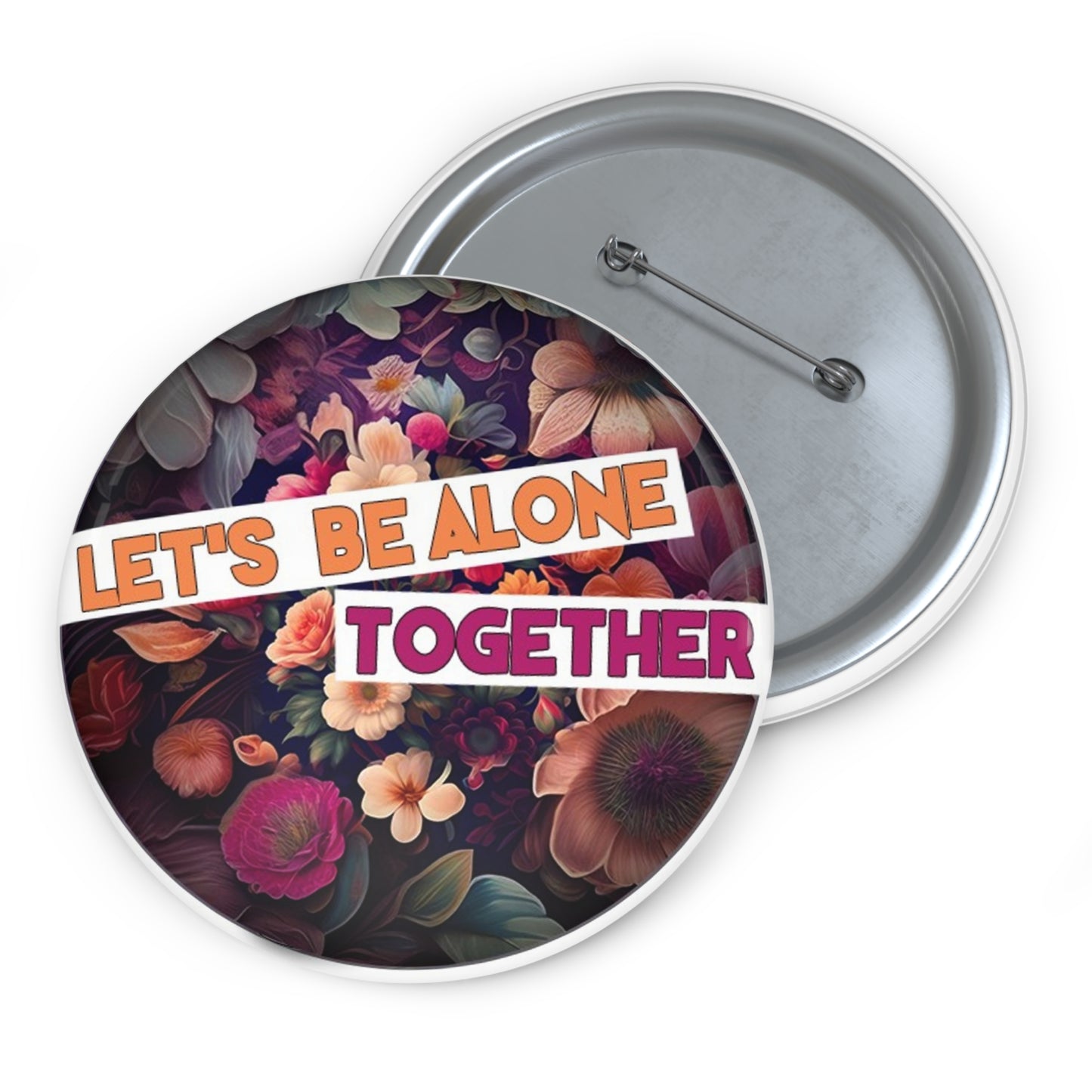 "Let's Be Alone Together" - Autism Love Language Buttons