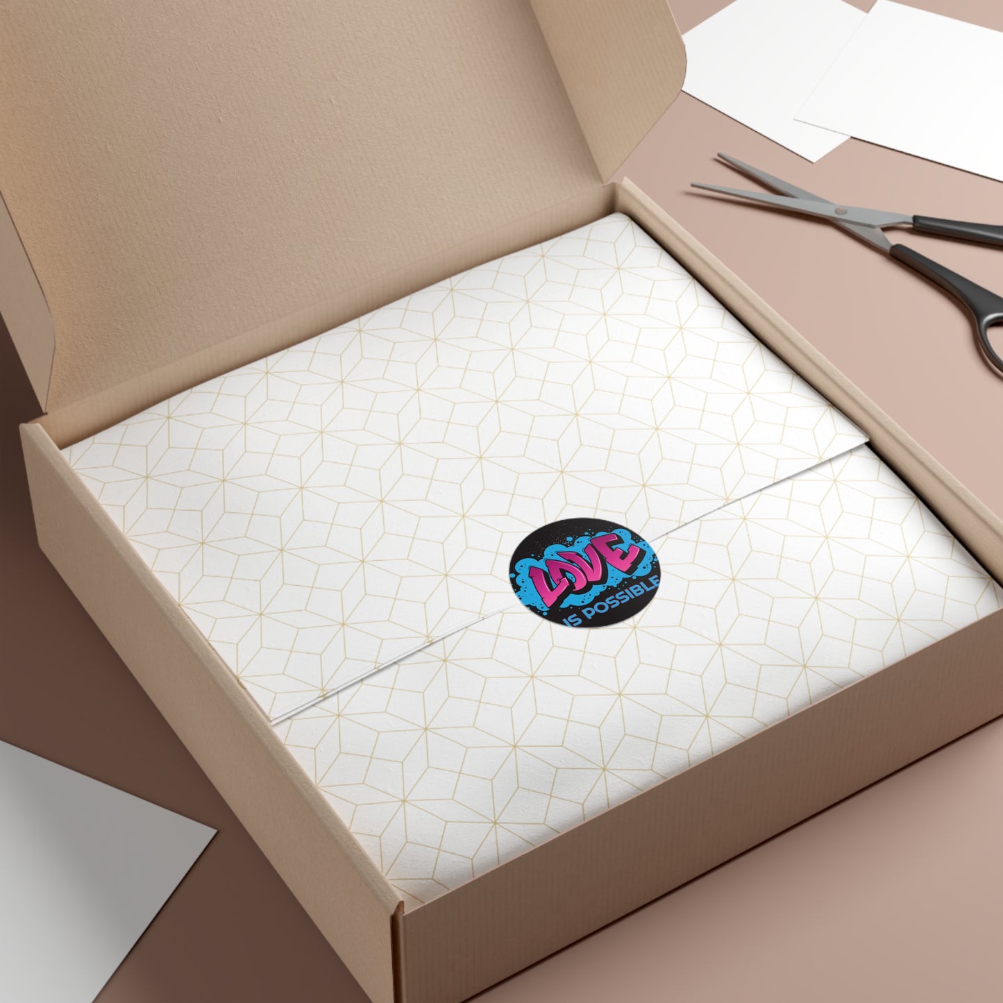 "Love is Possible:" Vinyl Stickers #1