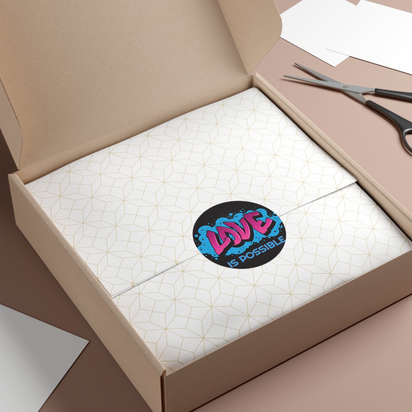 "Love is Possible:" Vinyl Stickers #1
