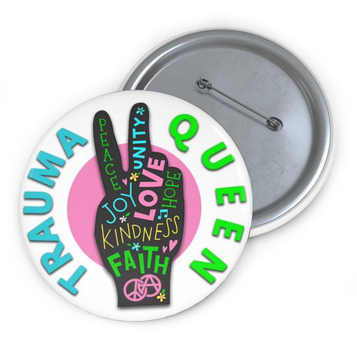 TRAUMA QUEEN Button #1