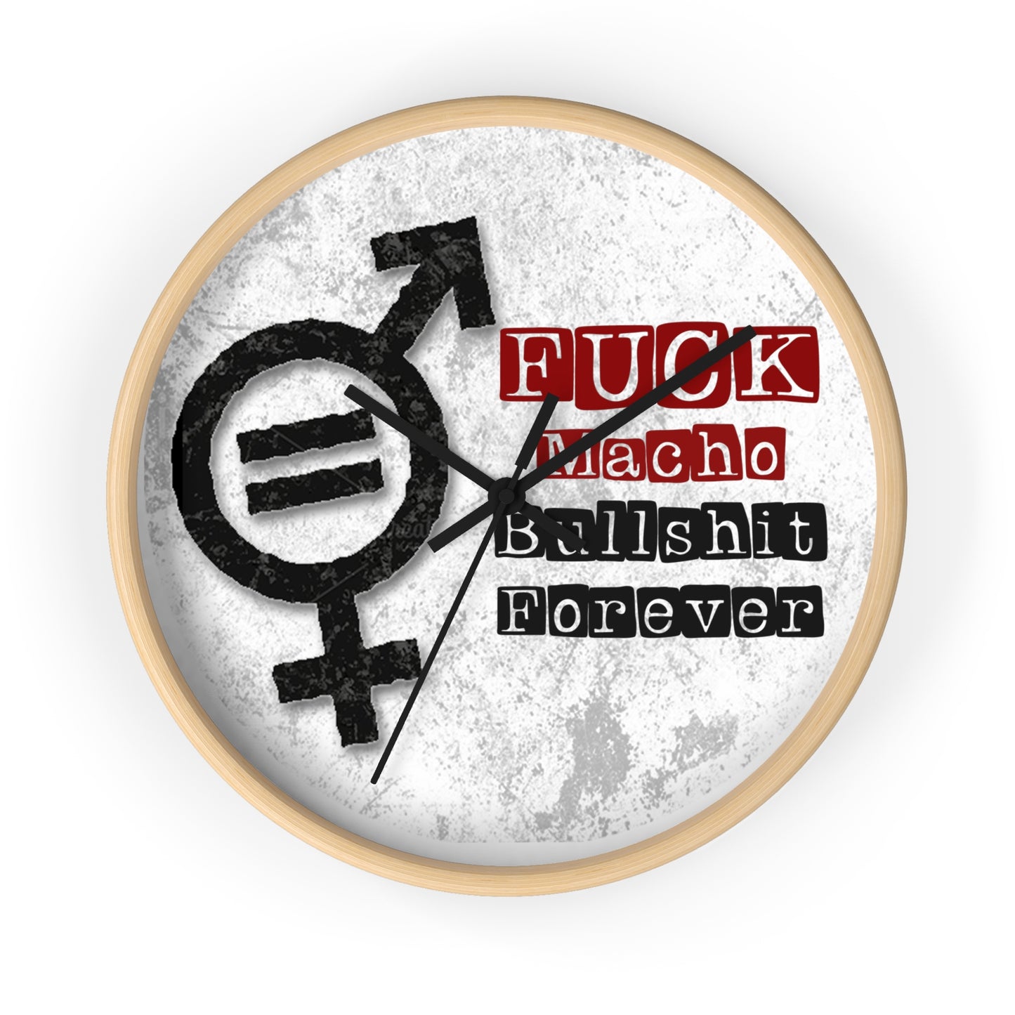 A Wall Clock That Doubles as a Tool For Dialogue and Social Change - Option #1