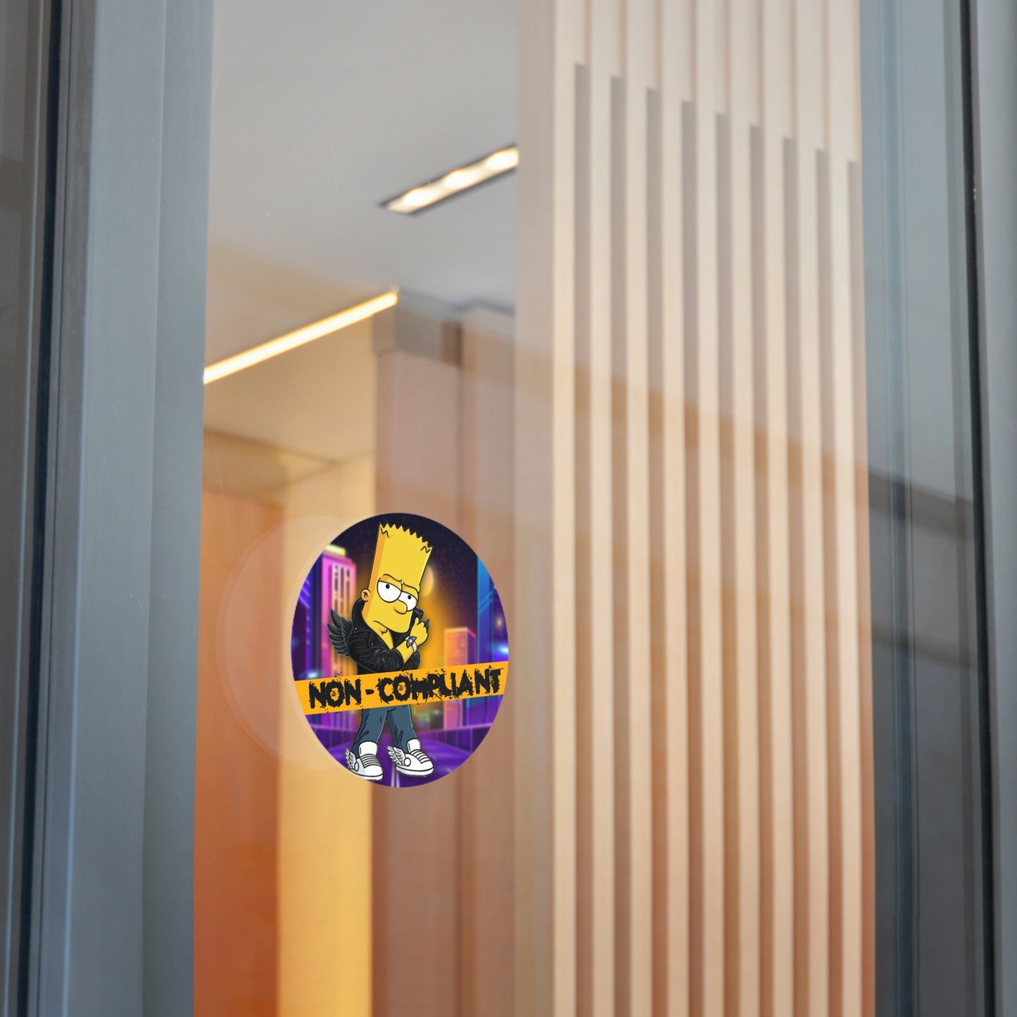 'Non-Compliant' Vinyl Stickers