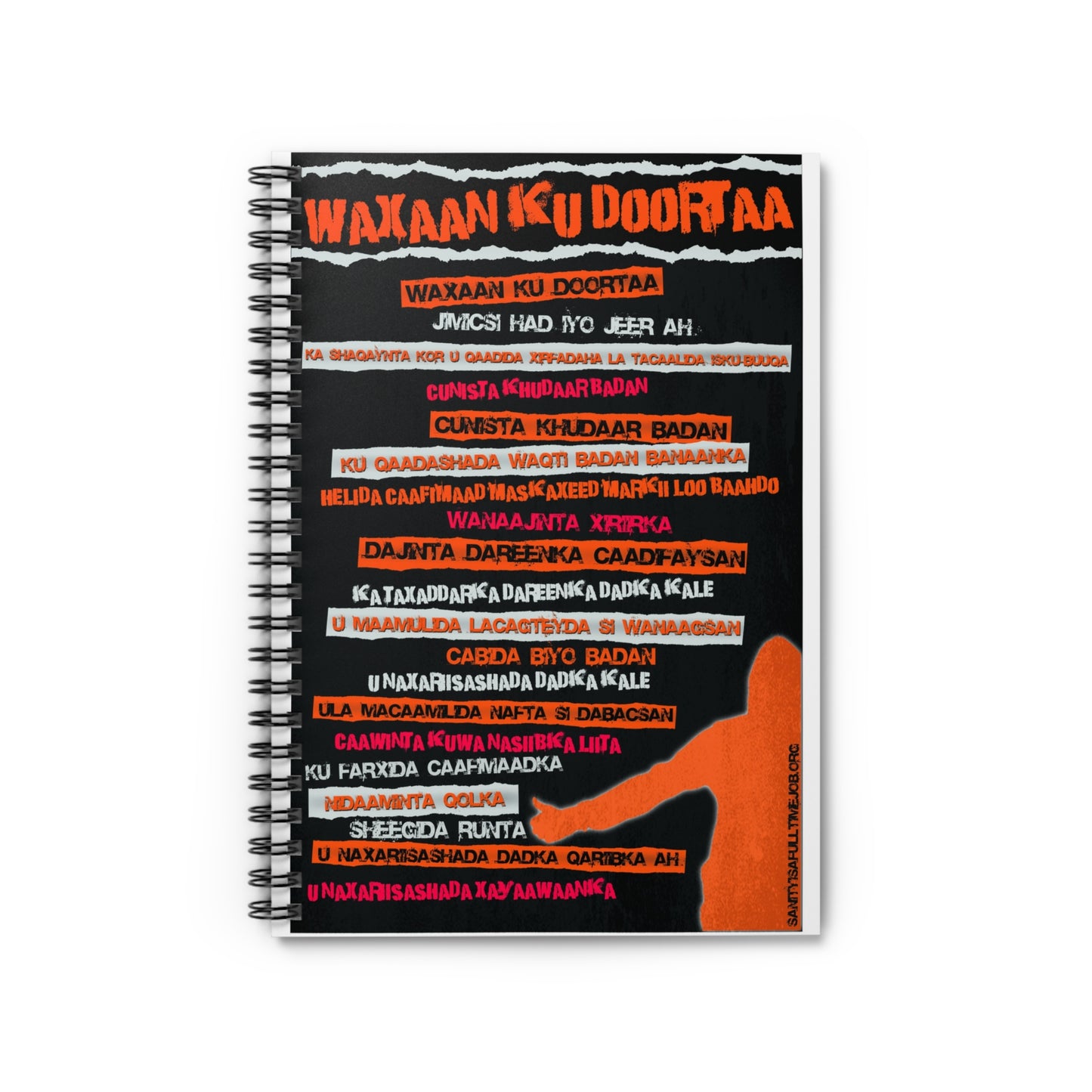Kani waa Buug-yaraha Xirfadaha La-qabsiga ee Rasmiga ah (Somali) This is the Official Coping Skills Notebook