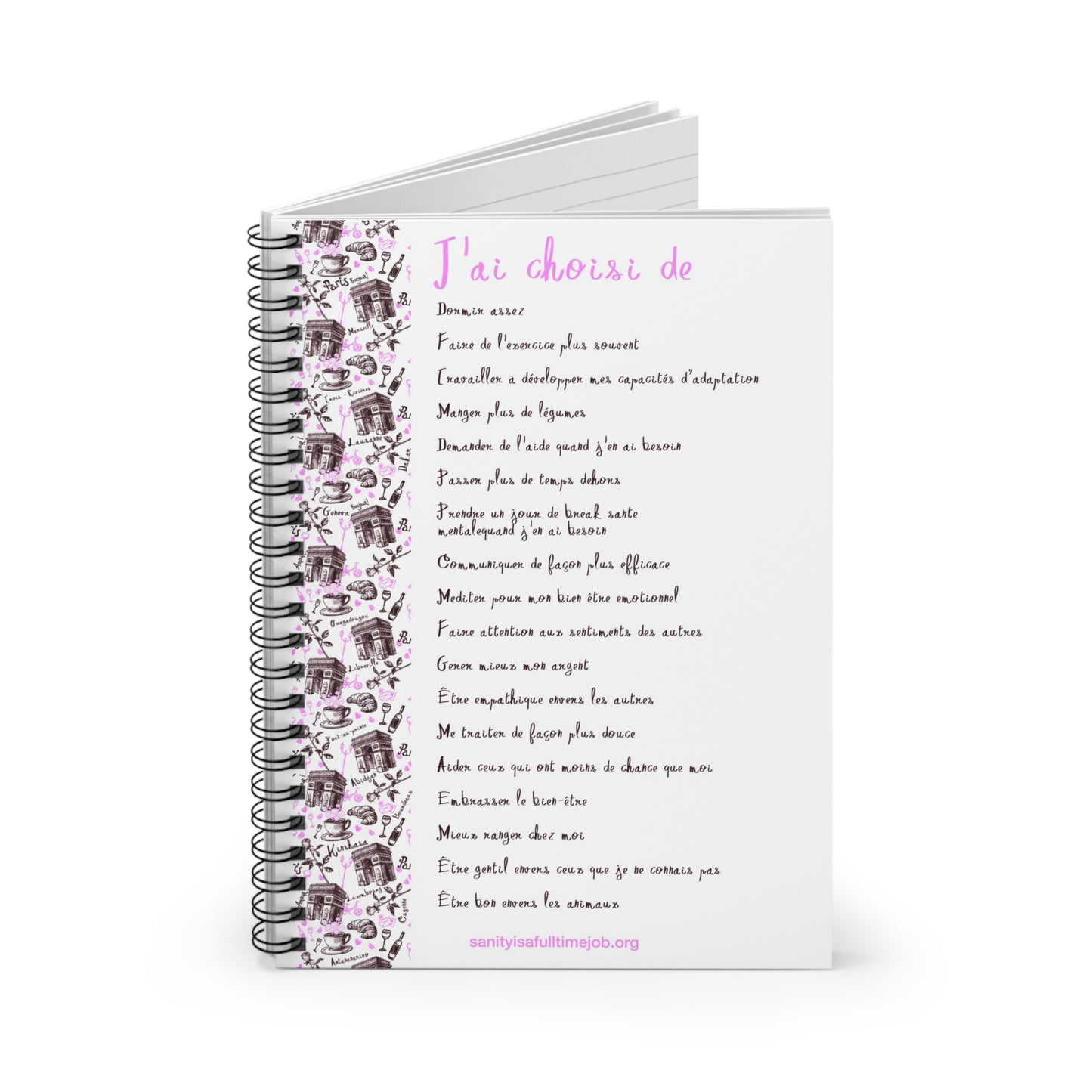 Ceci est le carnet officiel des compétences d'adaptation (French) This is the Official Coping Skills Notebook