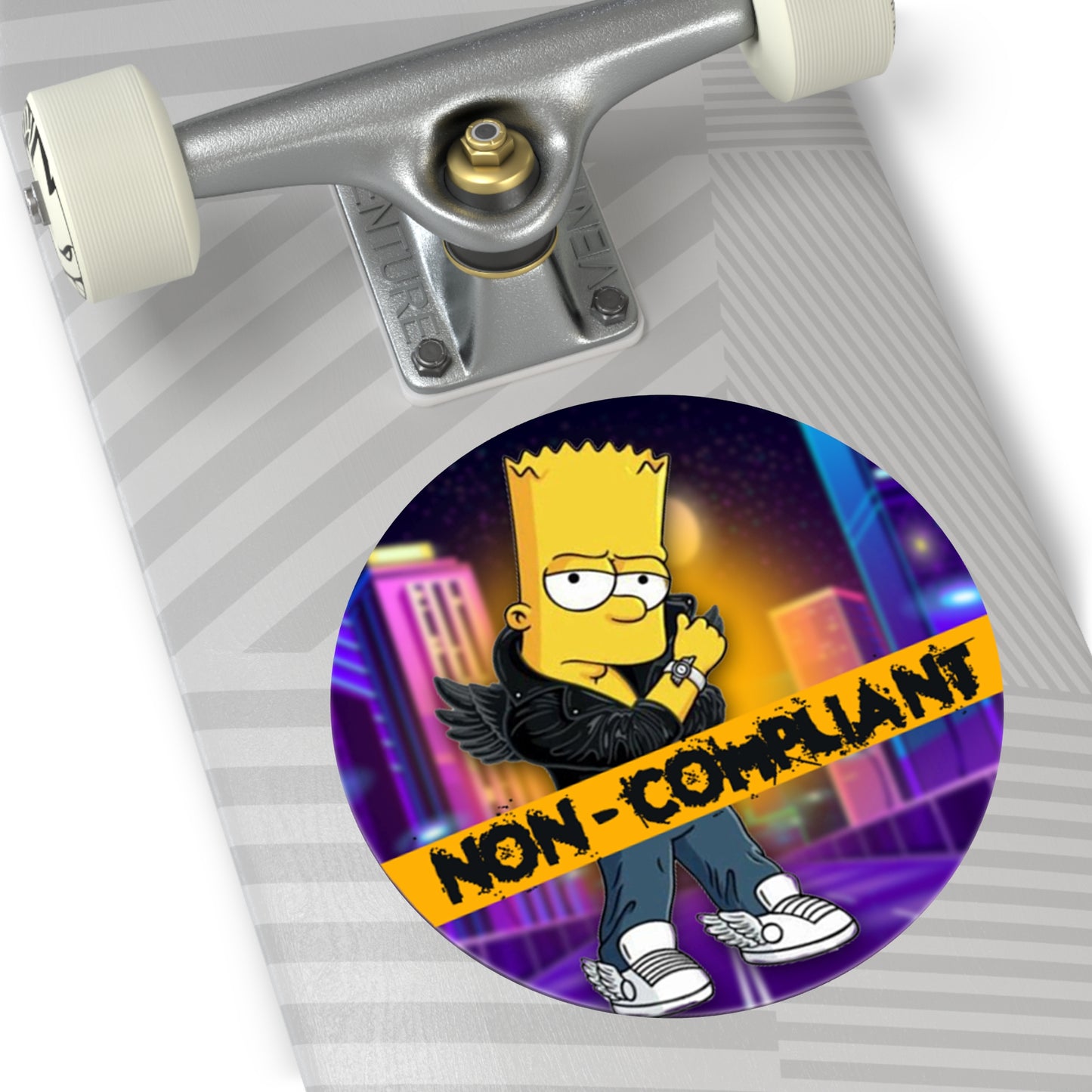 'Non-Compliant' Vinyl Stickers