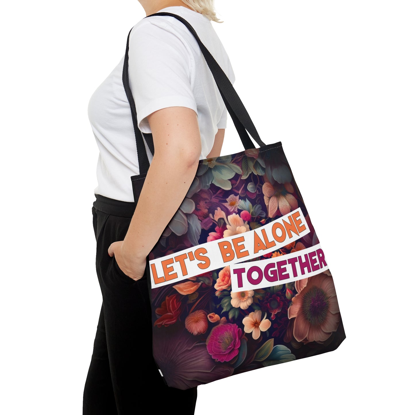 "Let's Be Alone Together" - Autism Love Language Tote Bag