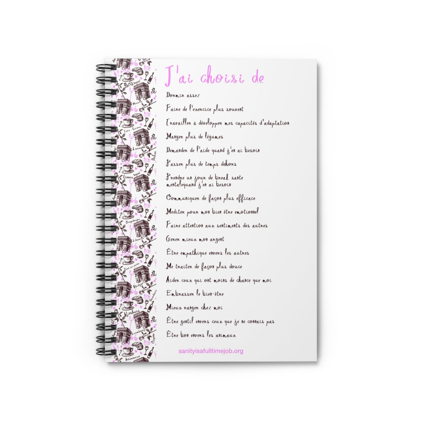 Ceci est le carnet officiel des compétences d'adaptation (French) This is the Official Coping Skills Notebook