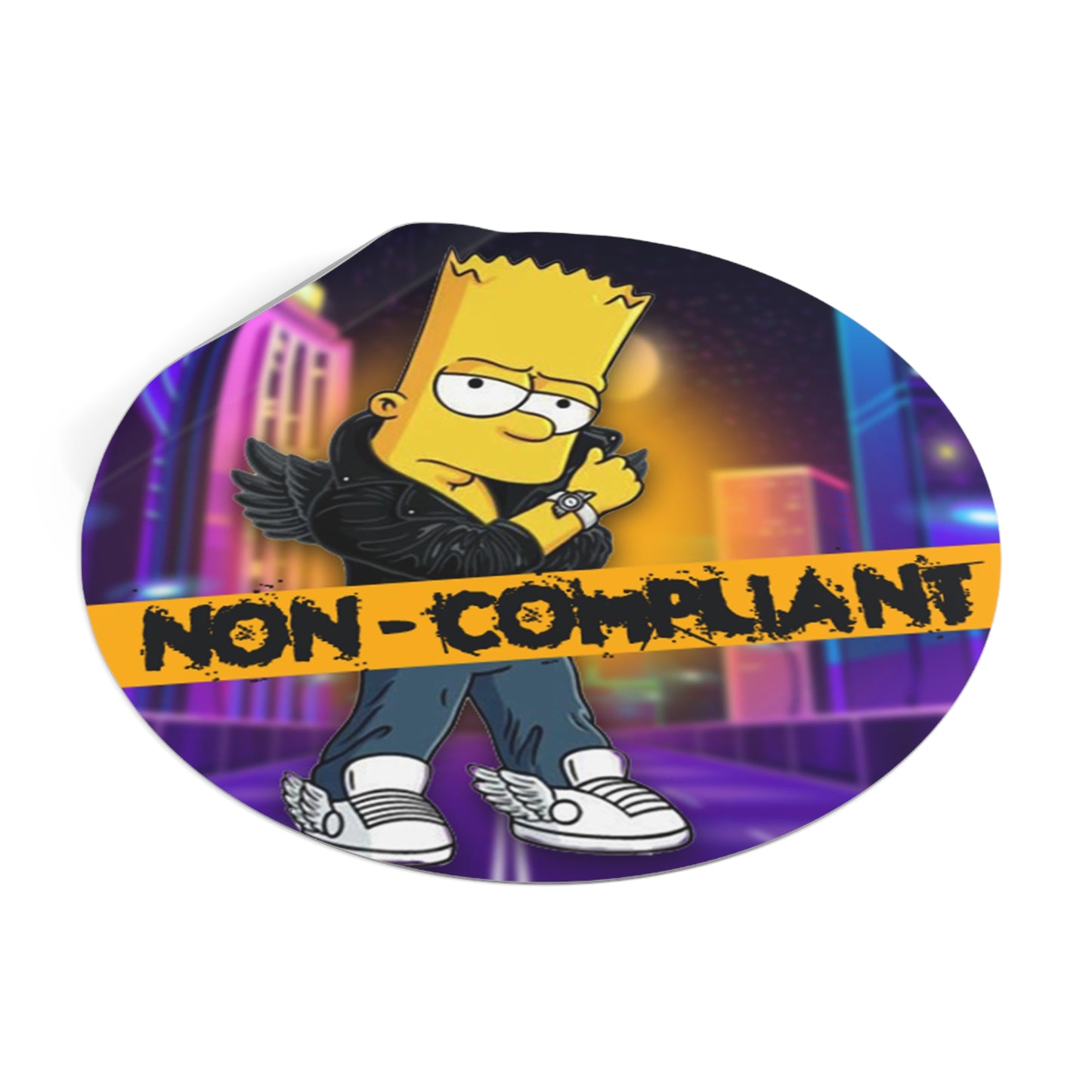 'Non-Compliant' Vinyl Stickers