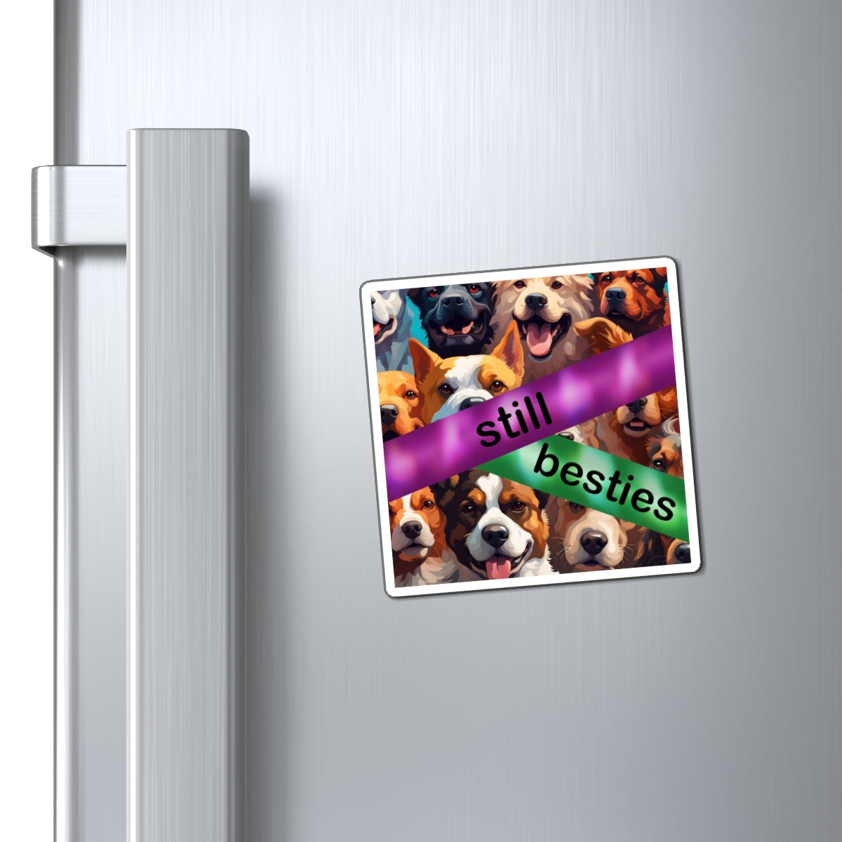 "STILL BESTIES" - Autism Love Language - Dogs - Magnet