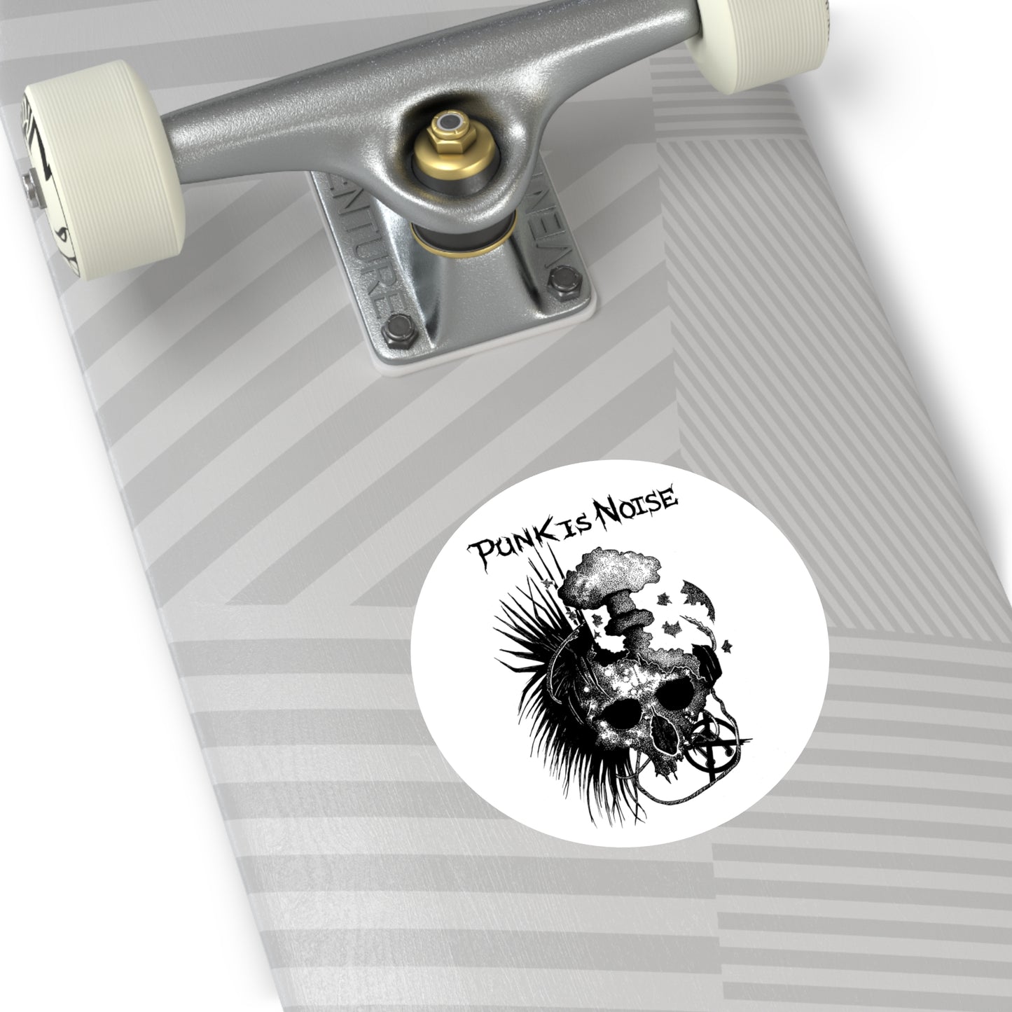 'Punk is Noise' - indoor/outdoor sticker