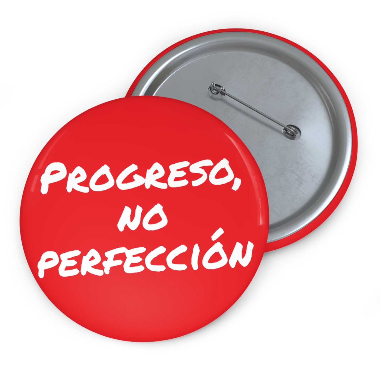 Progreso, no perfección botón