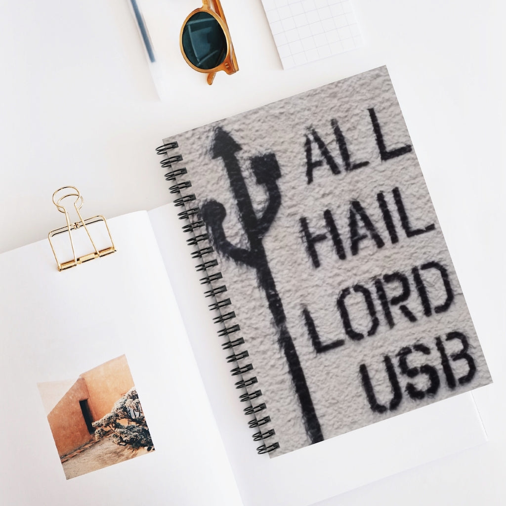 All Hail Lord USB (Photo taken in Zagreb Croatia) Notebook