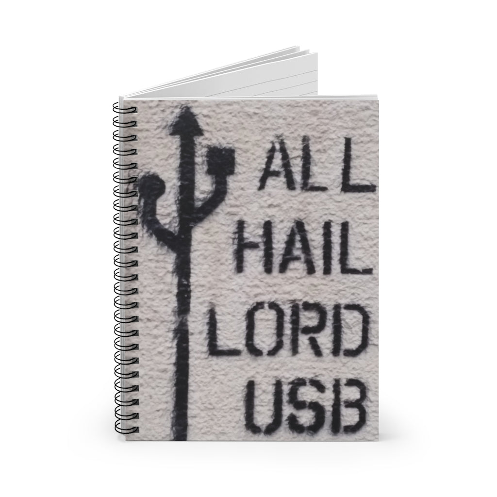 All Hail Lord USB (Photo taken in Zagreb Croatia) Notebook
