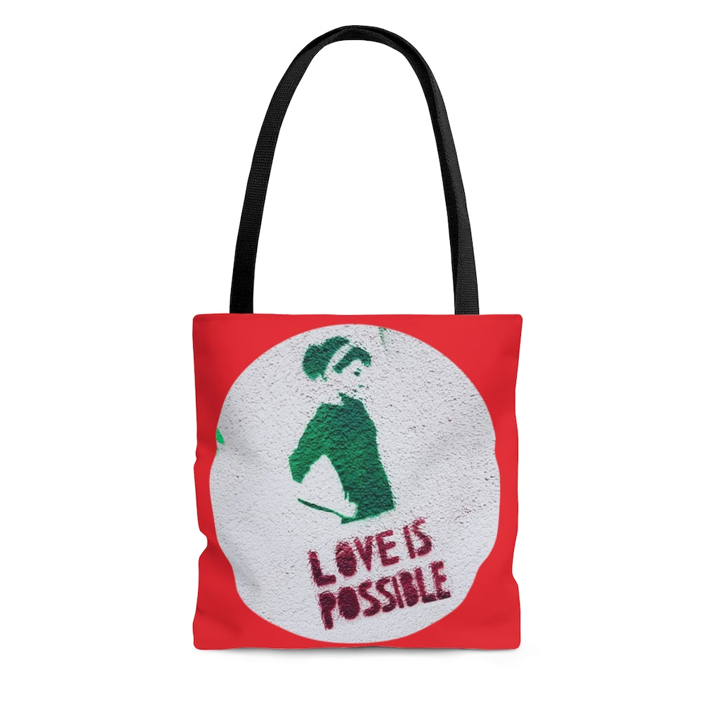 Love is Possible (Original Paris Street Art) Tote Bag