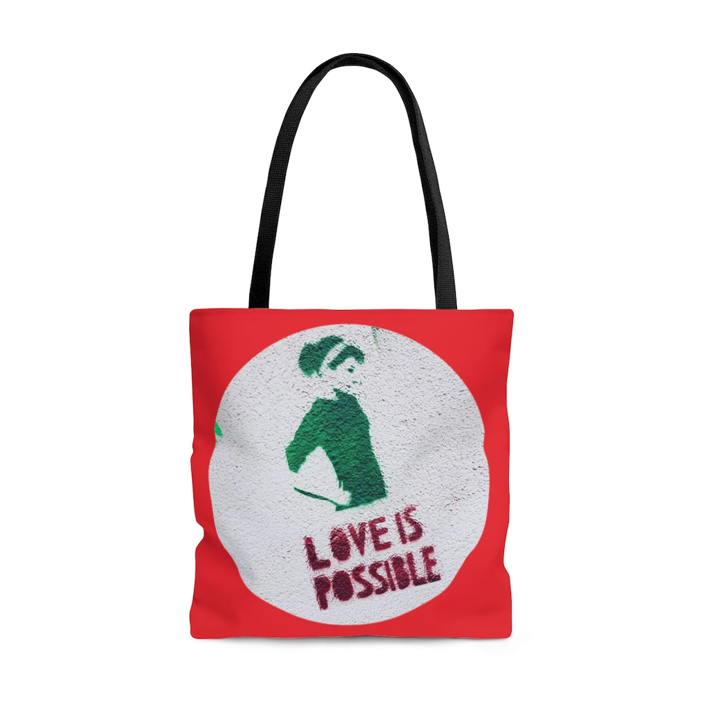 Love is Possible (Original Paris Street Art) Tote Bag