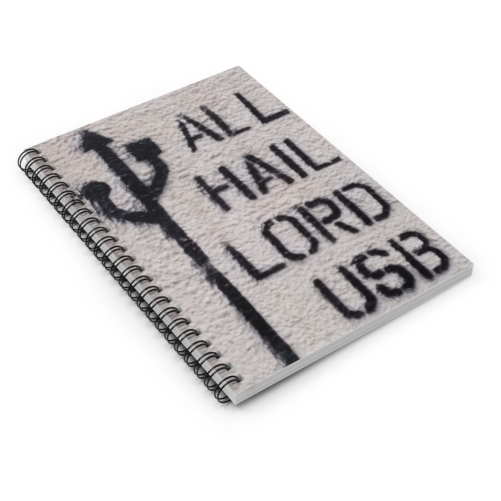 All Hail Lord USB (Photo taken in Zagreb Croatia) Notebook