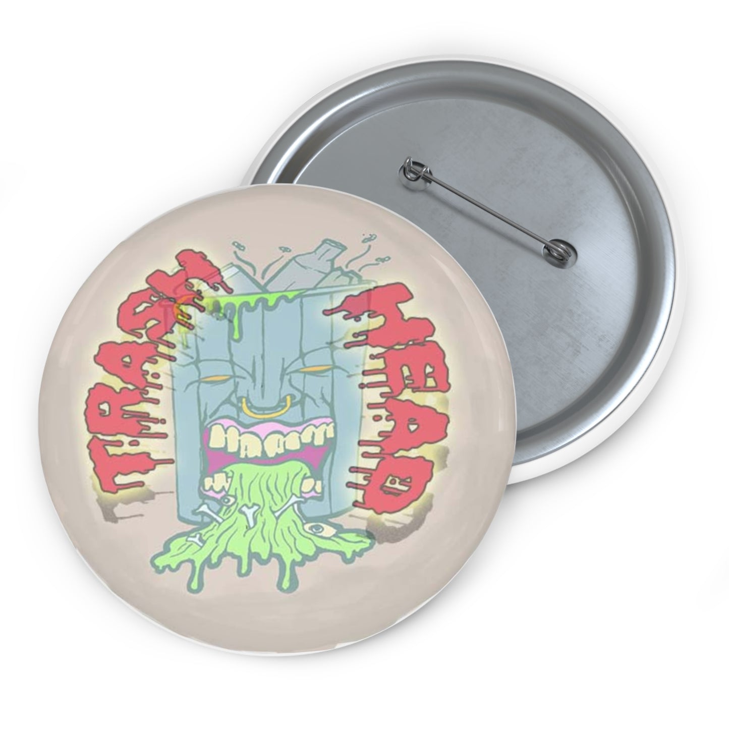 ﻿The Mark Hammesfahr Collection "Trash Head" Button