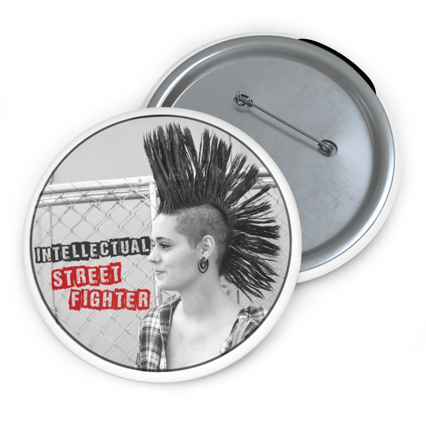 "Intellectual Street Fighter" - Button