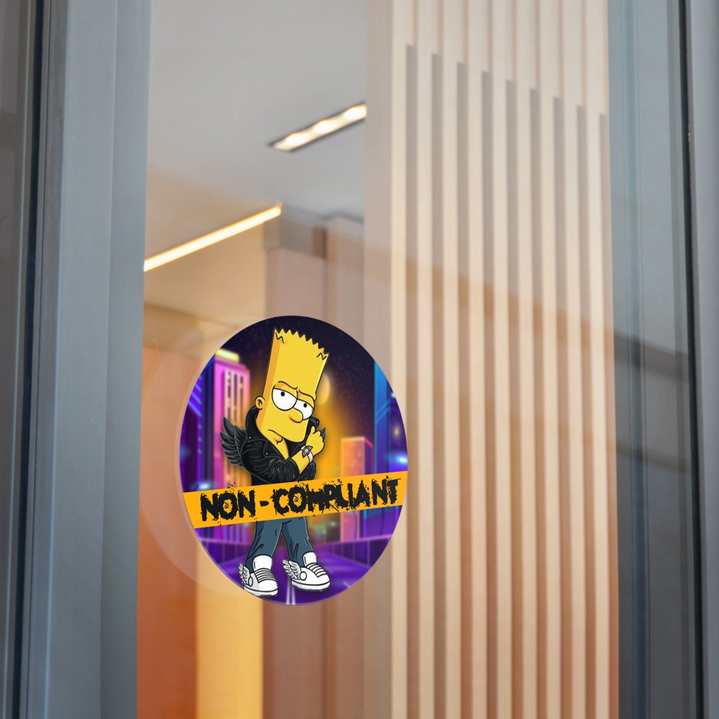 'Non-Compliant' Vinyl Stickers