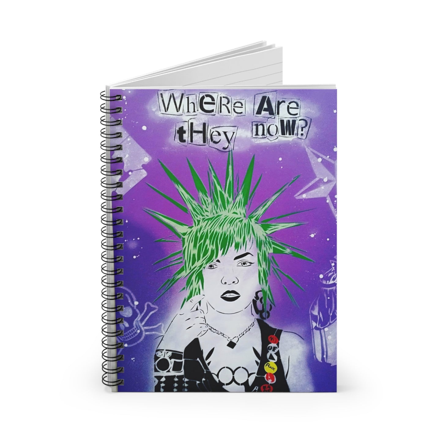 *Where Are They Now* (Photo taken in Paris) Notebook