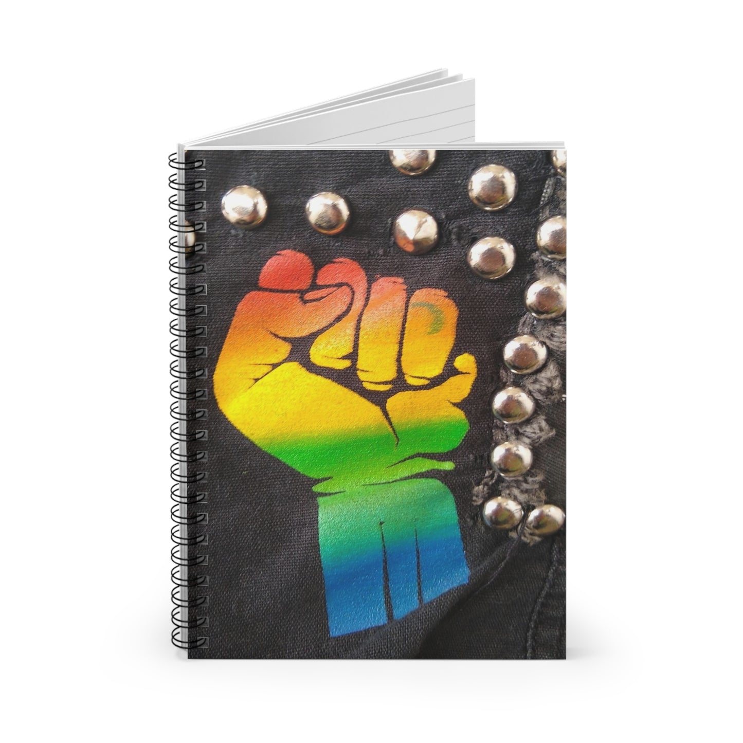 Studded Pride Fist Notebook