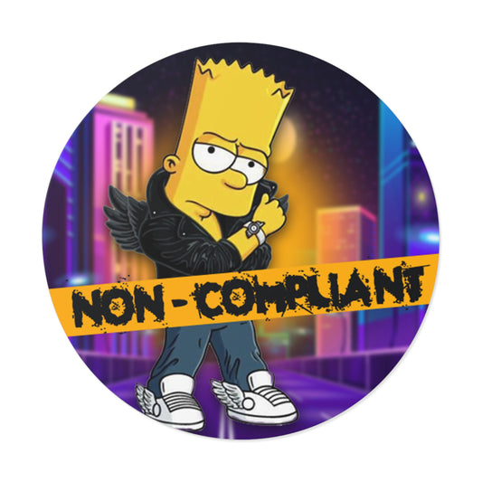'Non-Compliant' Vinyl Stickers