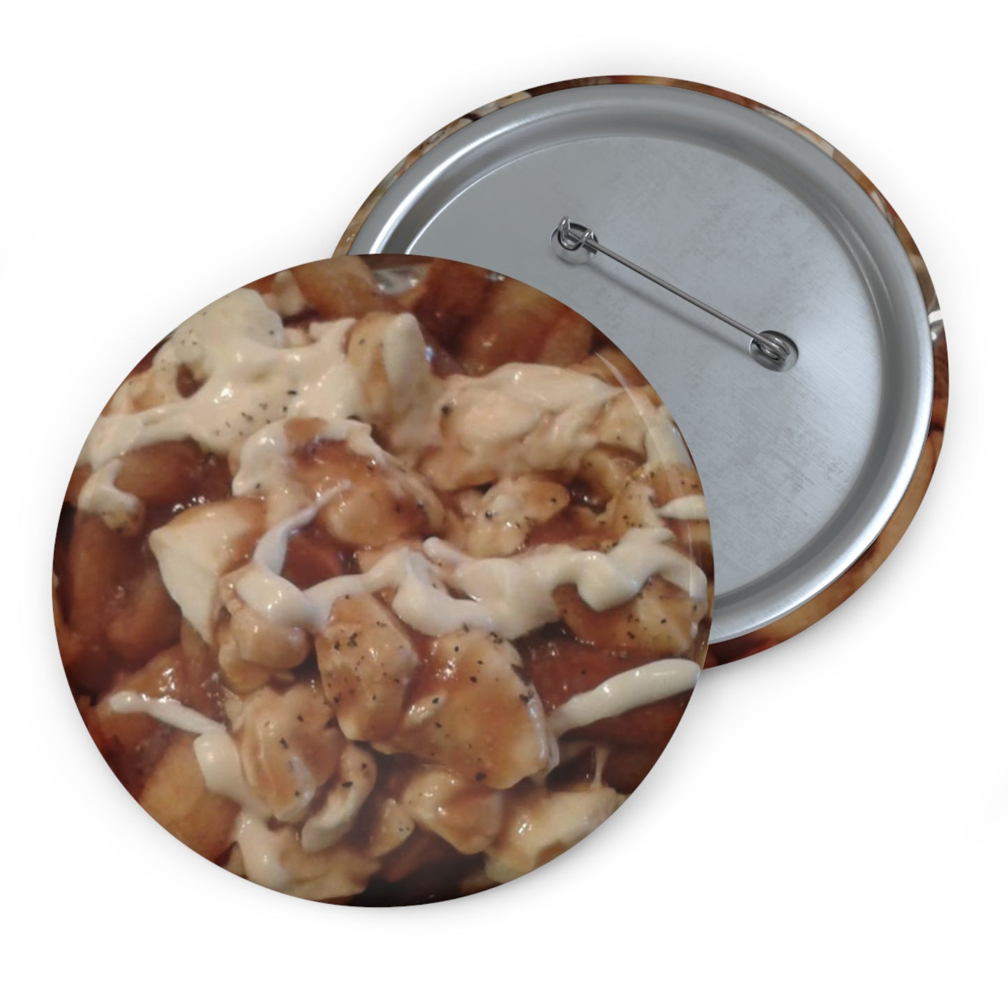 'Poutine in Quebec City' Button