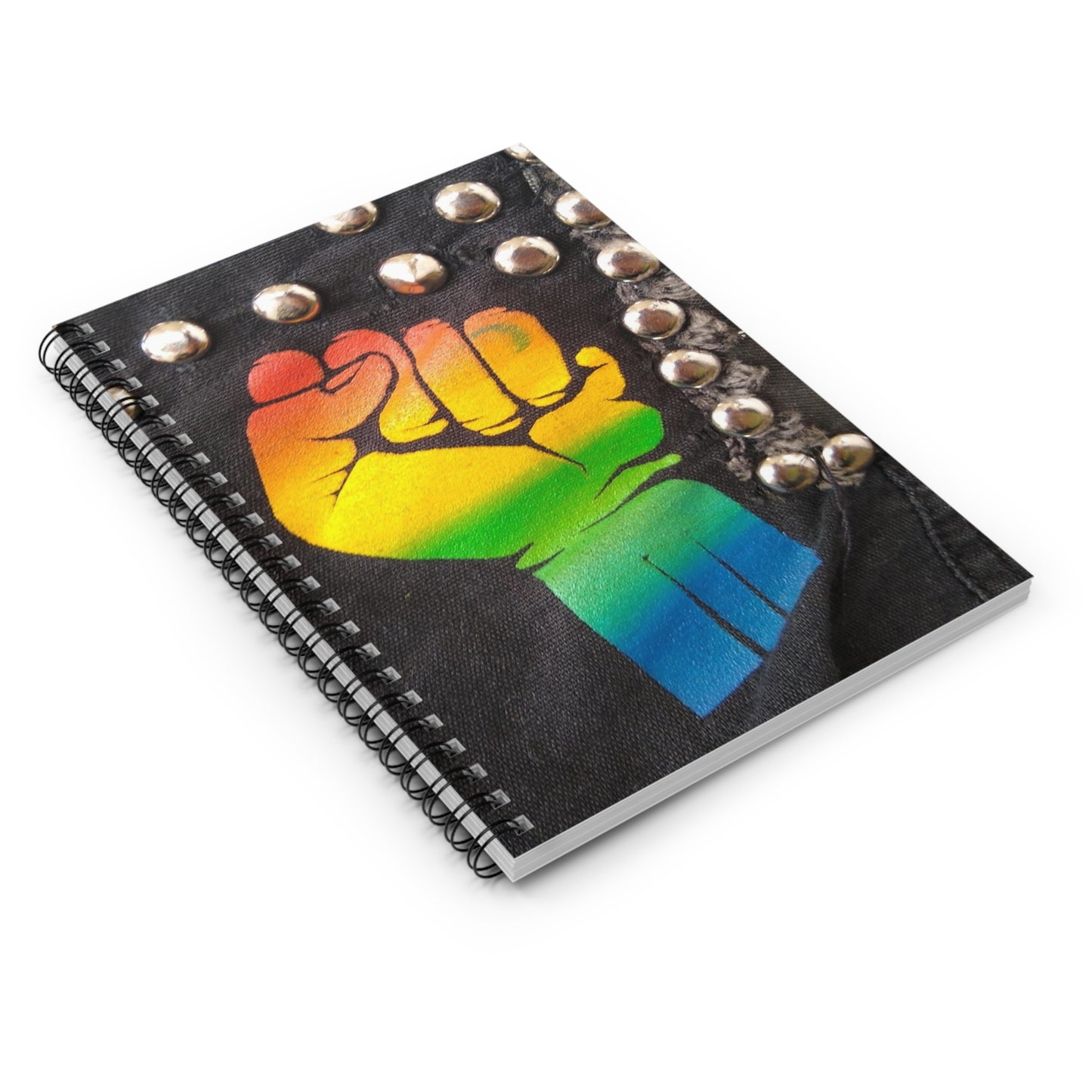 Studded Pride Fist Notebook