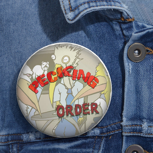 The Mark Hammesfahr Collection "Pecking Order" Button