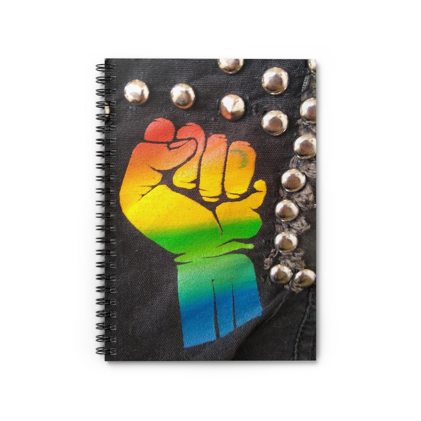 Studded Pride Fist Notebook