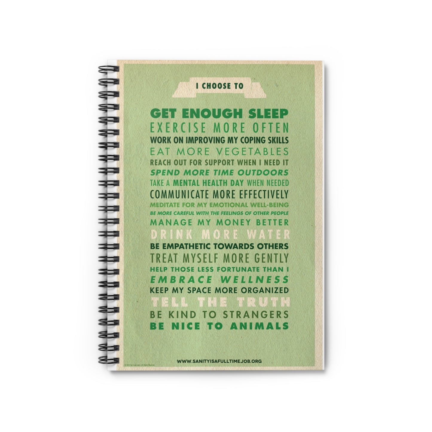 This is the Official Coping Skills Notebook