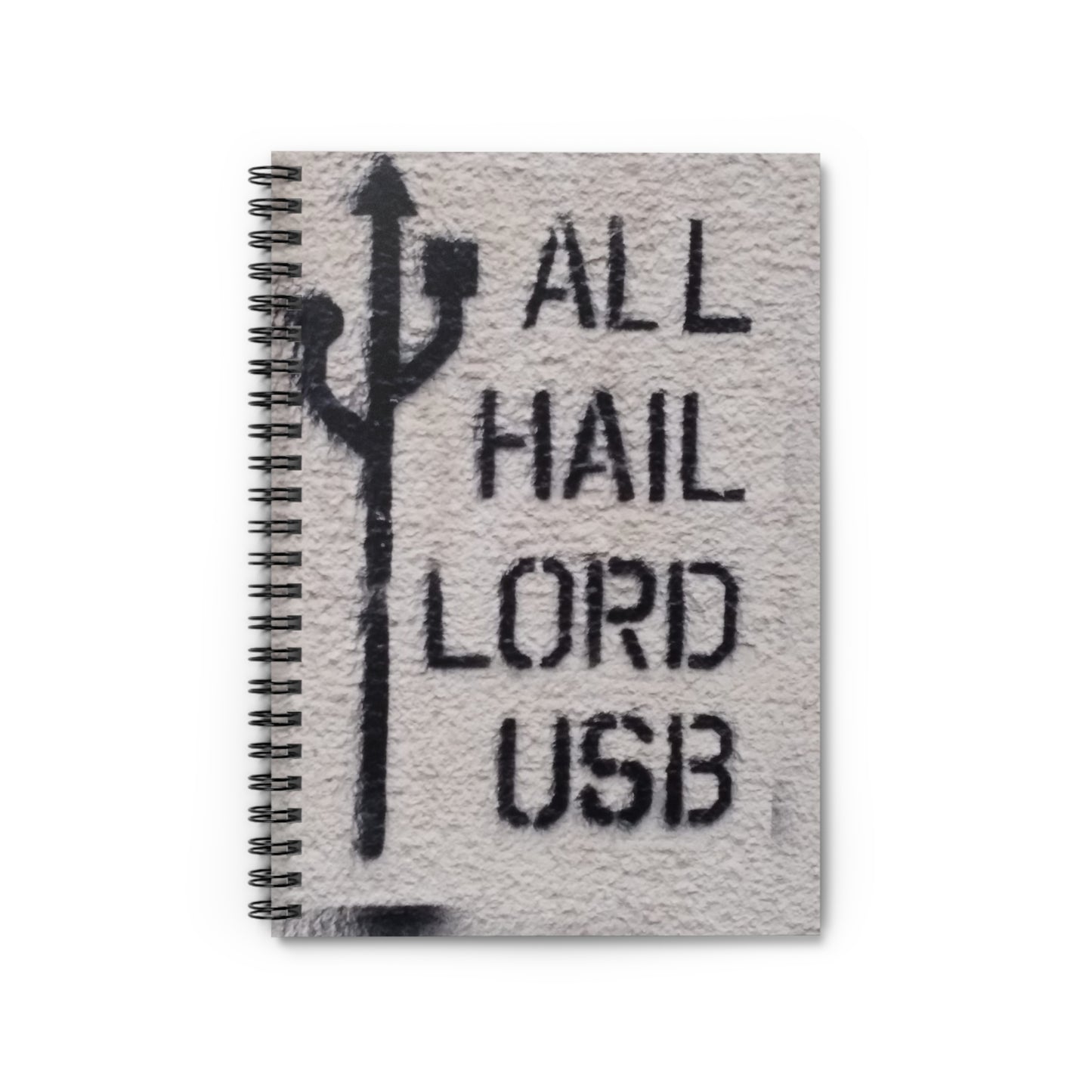 All Hail Lord USB Zagreb Croatia street art notebook