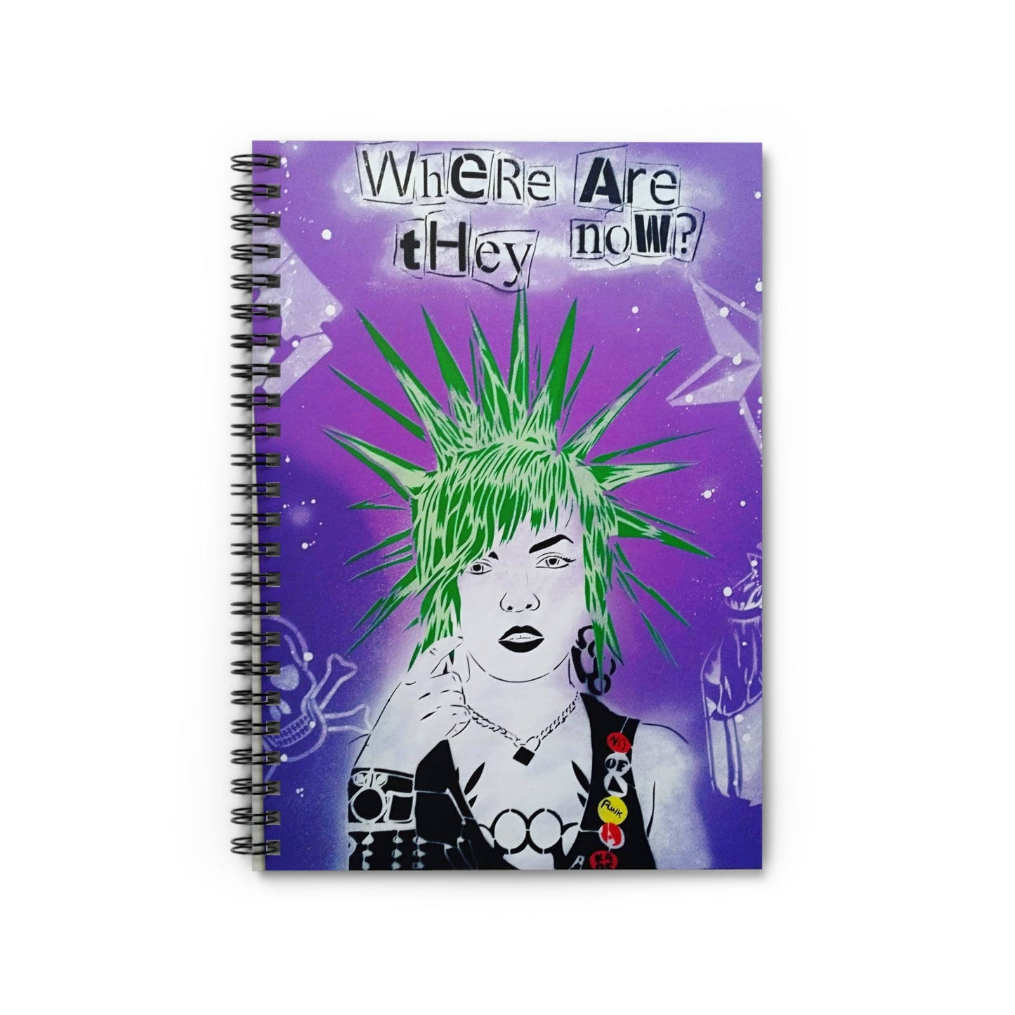 *Where Are They Now* (Photo taken in Paris) Notebook